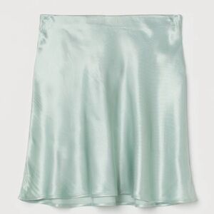 H&M Mint Green Mini Skirt